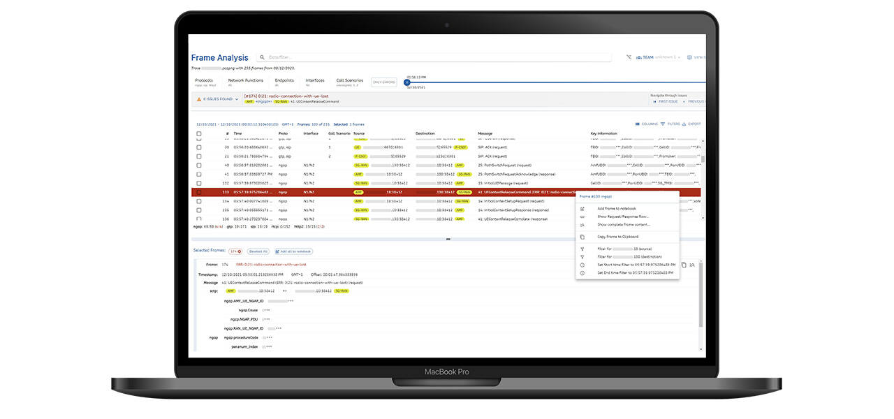 Call Tracer tool - detailed frame analysis